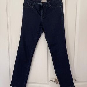 Banana Republic Straight Leg Dark Blue Denim Jean 10R 30
